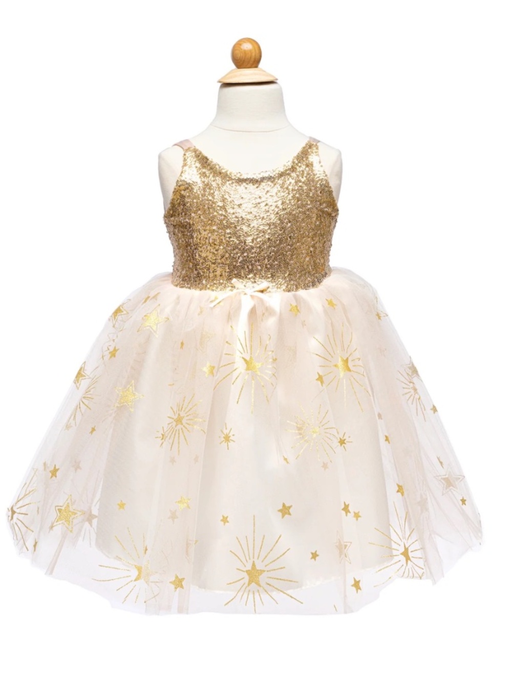 NWOT Great Pretenders Glam Party Gold Dress Size 3-4